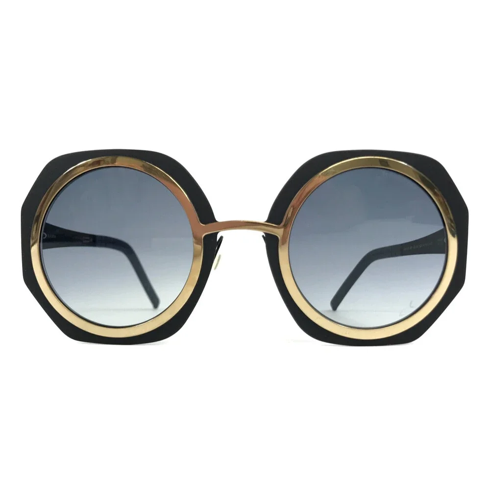 Blackfin Sunglasses CORAL COVE BF871 COL.1040 Black Gold w/ Blue Gradient Lenses